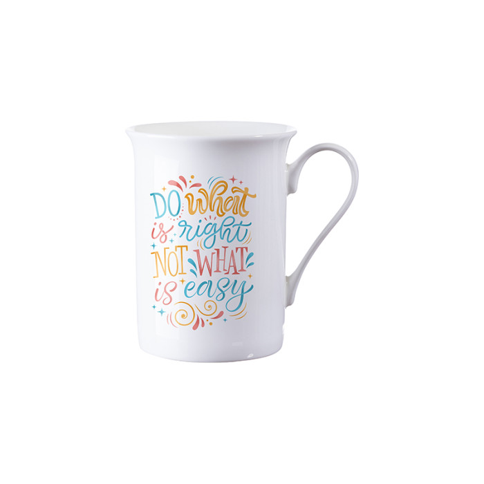 Cană albă Bone de 10 oz (Winsor) - Fără personalizare