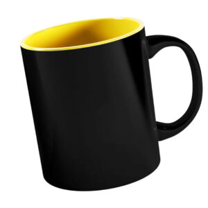 cana personalizata termosensibila galbena - Fără personalizare