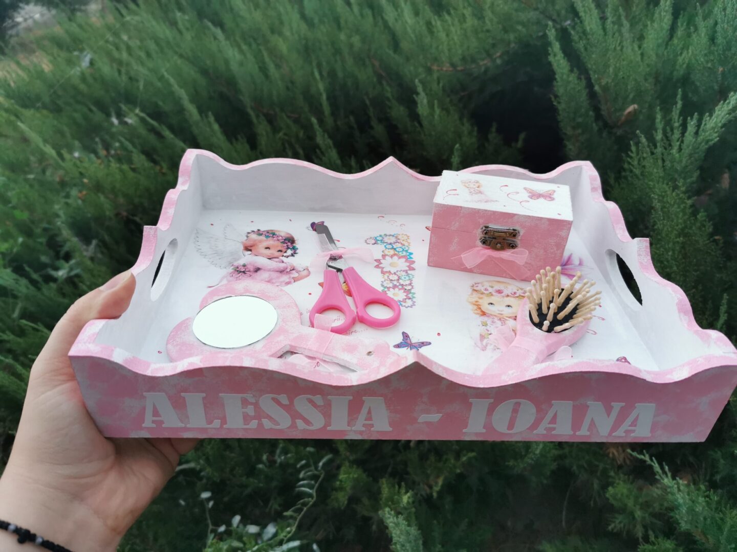 Set Tavita Taiere Mot Ingeraș fetiță – Model 1 - imagine 2