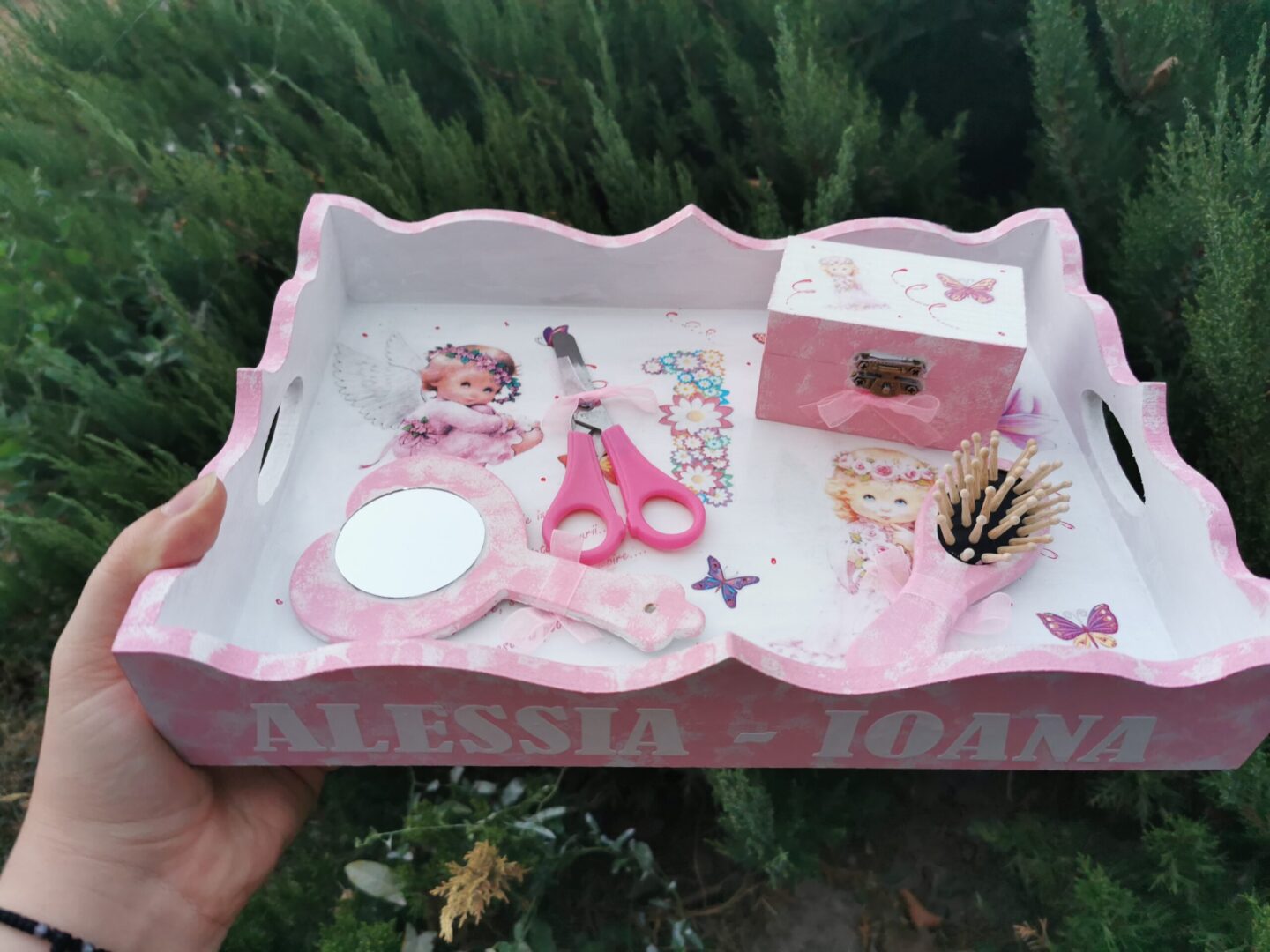 Set Tavita Taiere Mot Ingeraș fetiță – Model 1 - imagine 3