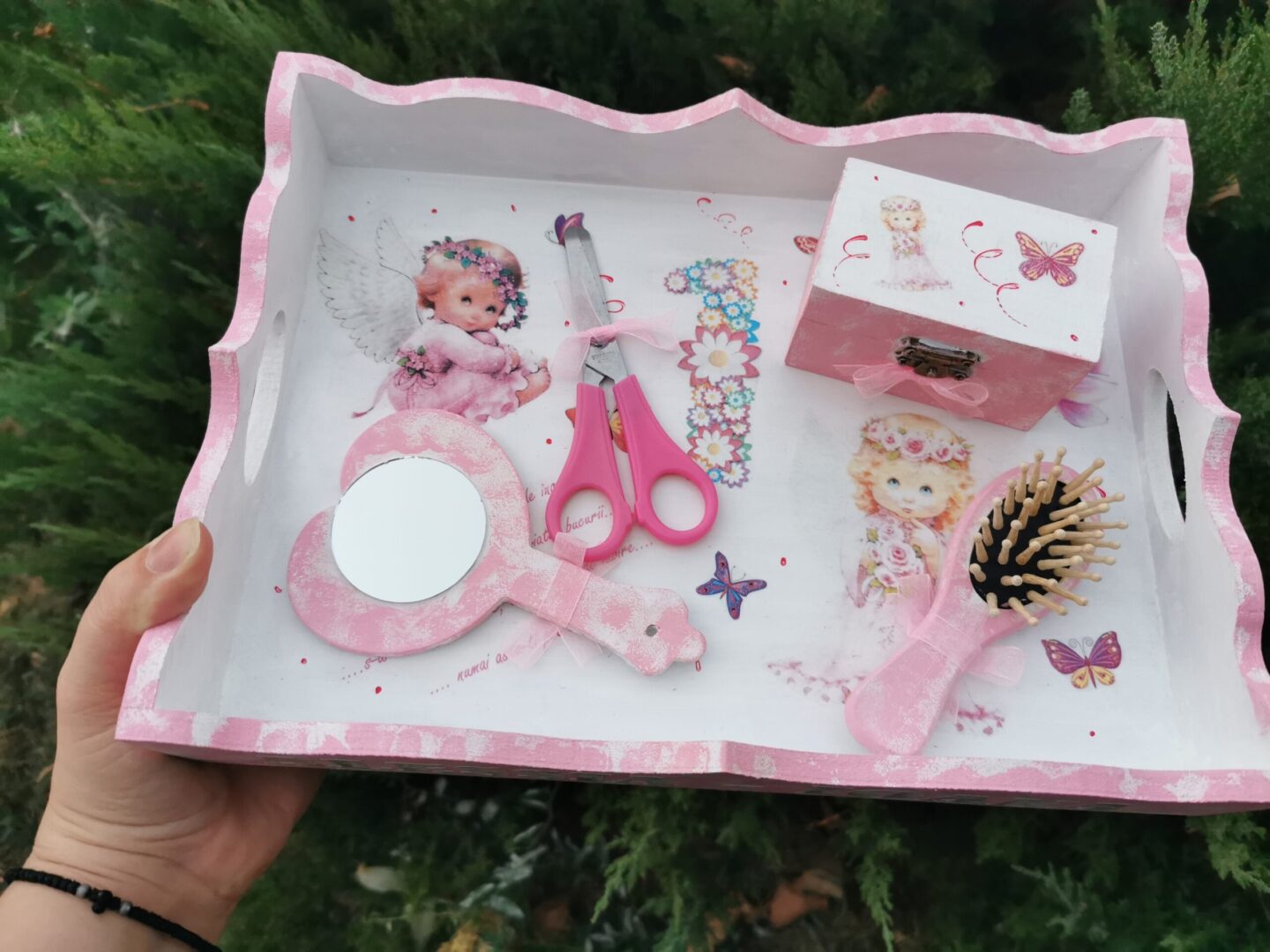 Set Tavita Taiere Mot Ingeraș fetiță – Model 1 - imagine 4