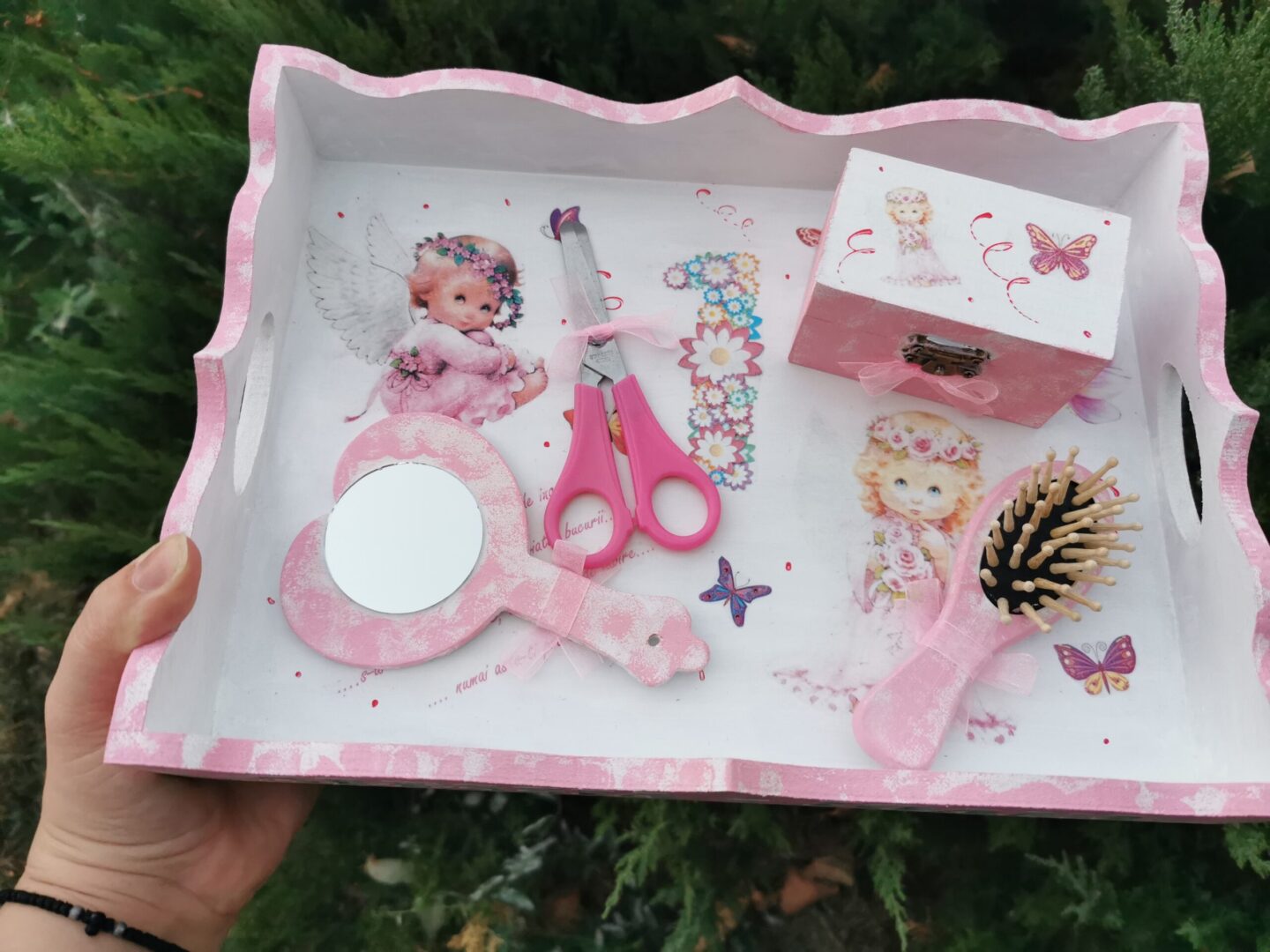 Set Tavita Taiere Mot Ingeraș fetiță – Model 1 - imagine 5