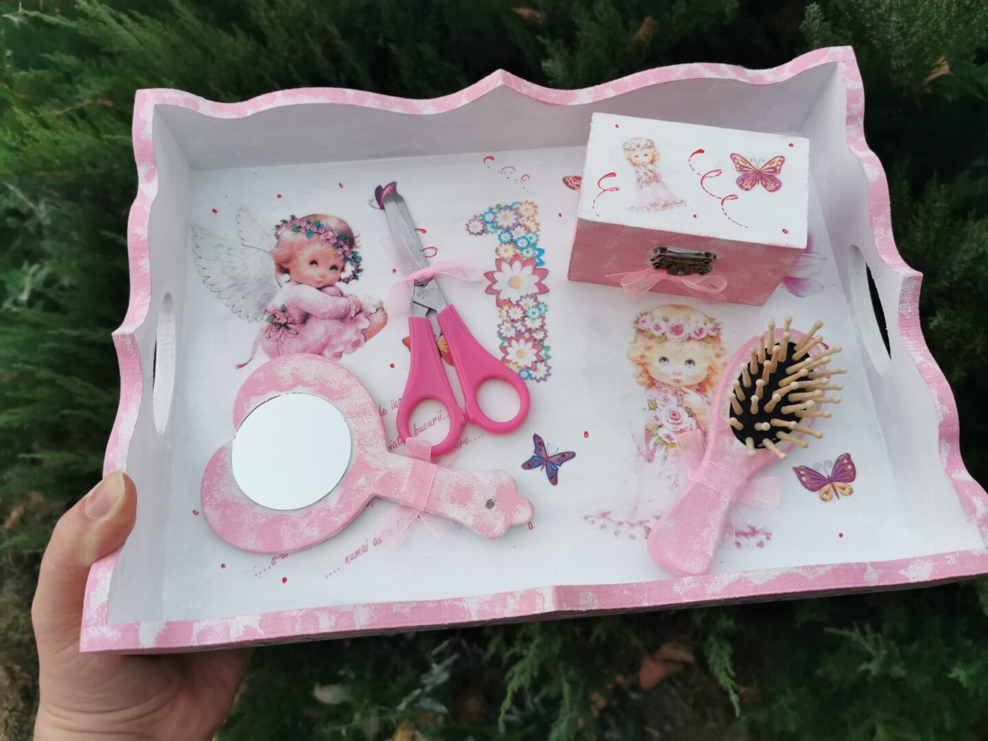 Set Tavita Taiere Mot Ingeraș fetiță – Model 1 - imagine 6