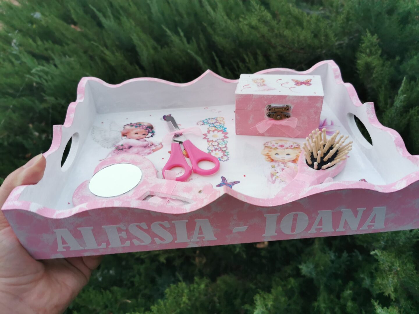 Set Tavita Taiere Mot Ingeraș fetiță – Model 1 - imagine 7