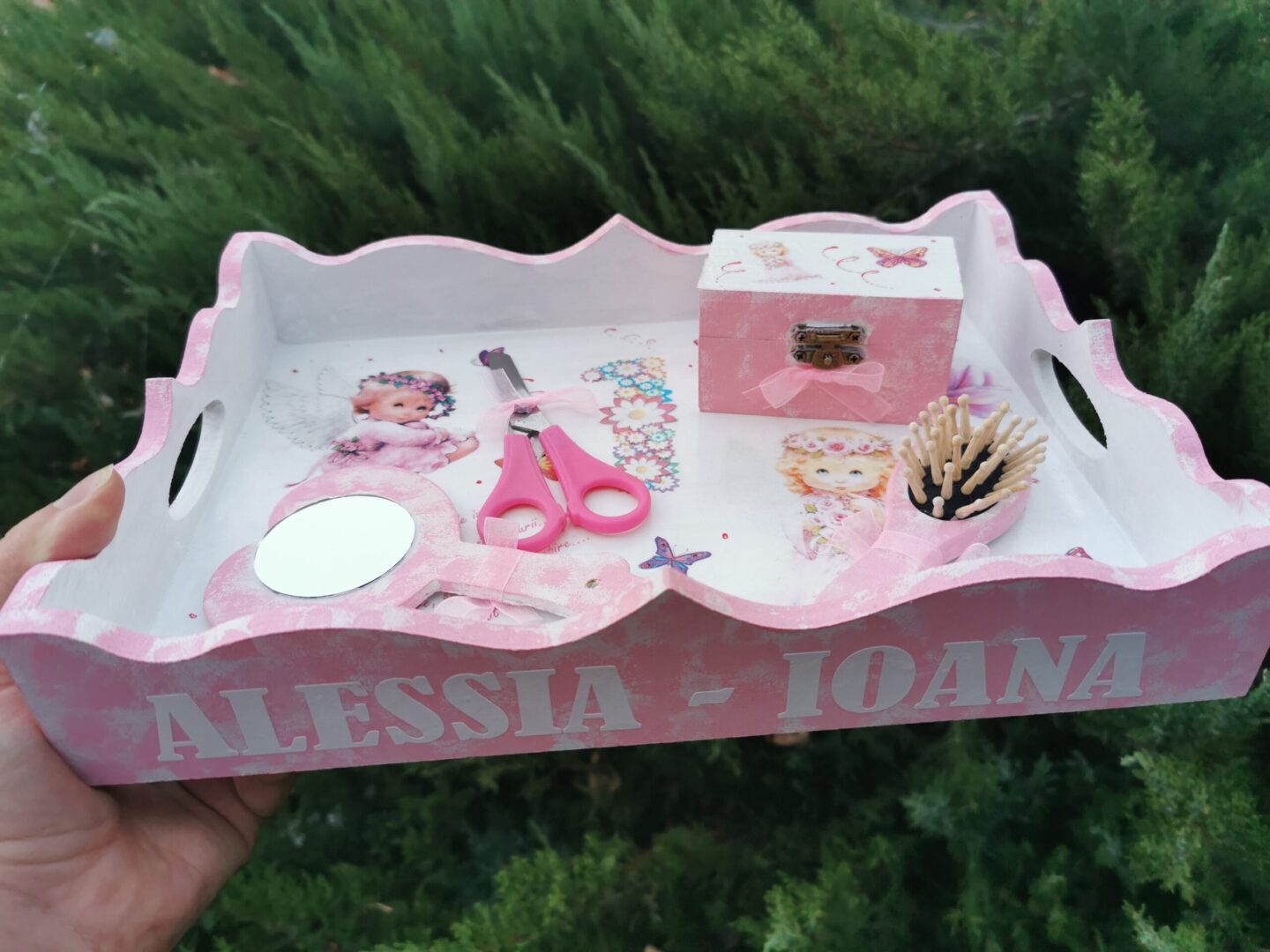 Set Tavita Taiere Mot Ingeraș fetiță – Model 1 - imagine 8