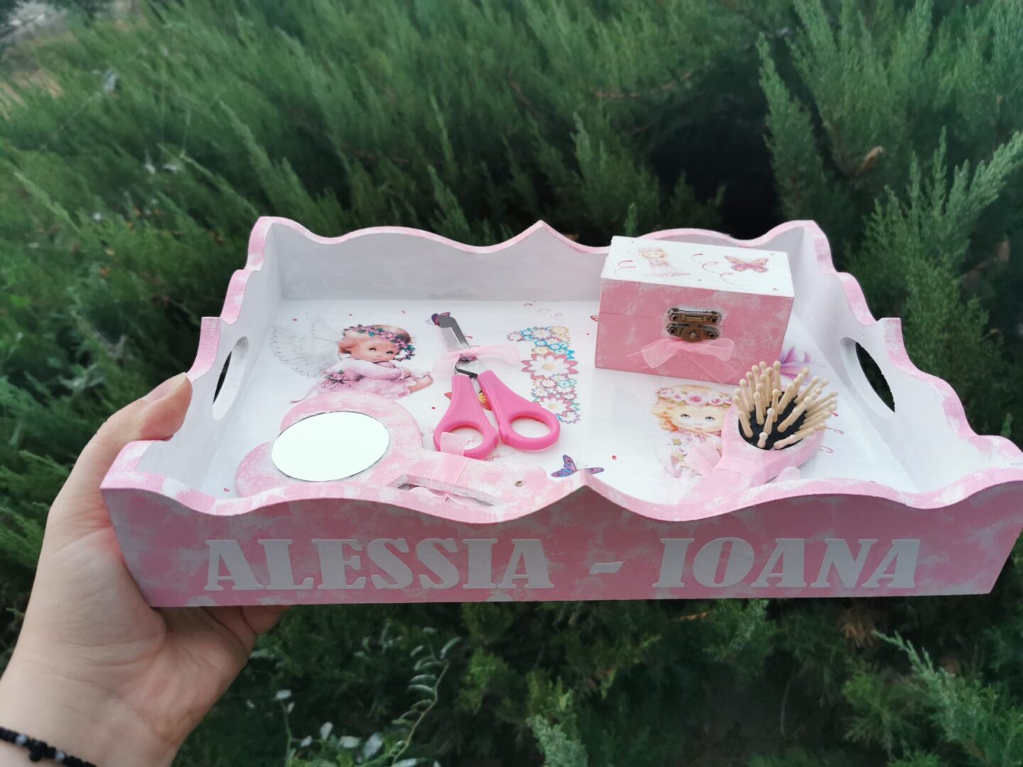 Set Tavita Taiere Mot Ingeraș fetiță – Model 1